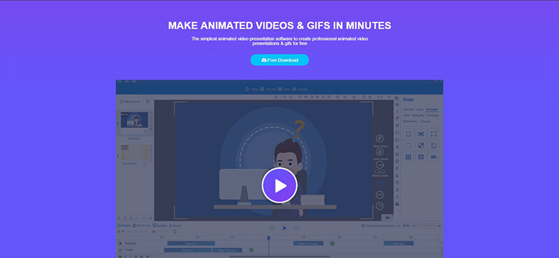 MakeSweet: Create pictures and animations in 3D