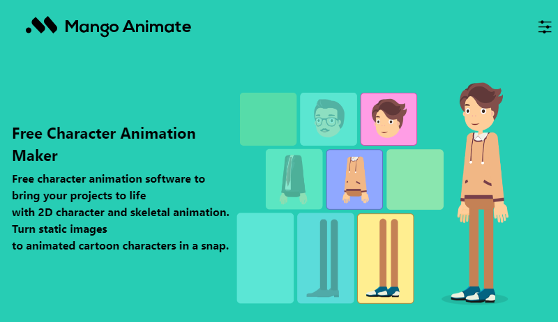 Character Animation Software - Mango Animate Character Animation Maker