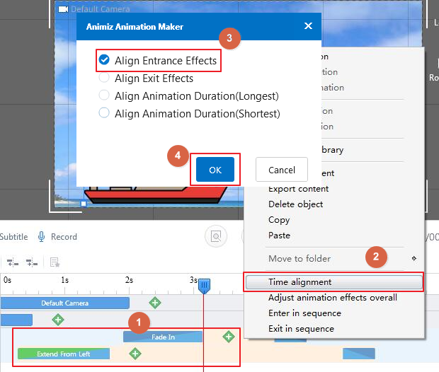align object entrance effect align object entrance effect