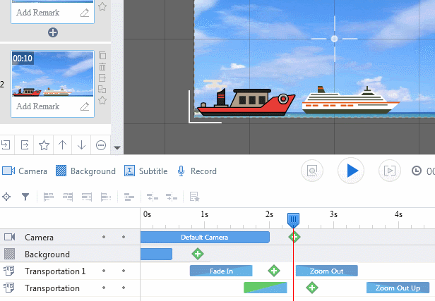 align object exit effect align object exit effect