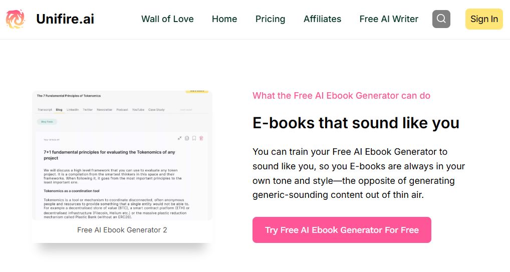 ai-ebook-creator-unifireai